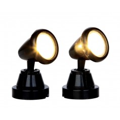LEMAX ROUND SPOT LIGHT, SET OF 2 44756