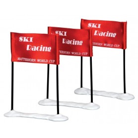 LEMAX SKI RACING FLAG, SET OF 3