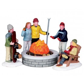 LEMAX FIRE PIT, SET OF 5