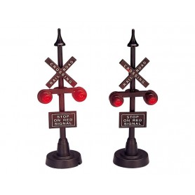 LEMAX RAILWAY STOP LIGHT, SET OF 2 34954