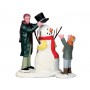 LEMAX SHARP-DRESSED SNOWMAN, SET OF 2