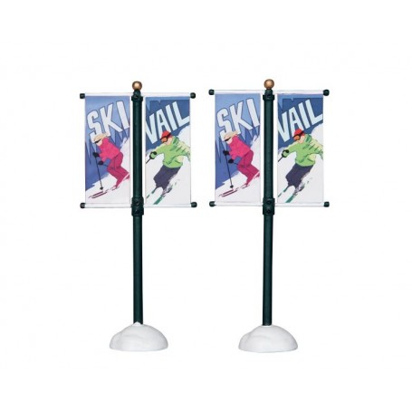 LEMAX STREET POLE BANNER, SET OF 2