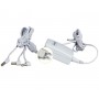 LEMAX POWER ADAPTOR 4.5V WHITE 3-OUTPUT FIXED PLUG GS 94564