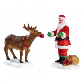 LEMAX REINDEER TREATS, SET OF 2 62226