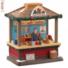 LEMAX CHRISTMAS CANDLES, B/O (3V) 04759