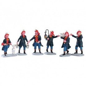 LEMAX FIREMAN, SET OF 6 02446