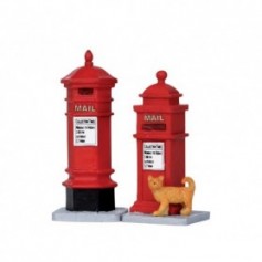 LEMAX VICTORIAN MAILBOXES, SET OF 2 14362