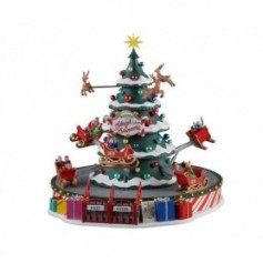 LEMAX SANTA'S SLEIGH SPINNERS, WITH 4.5V ADAPTOR 14833
