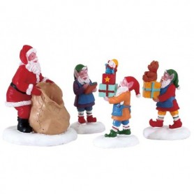 LEMAX PRESENT PROCESSION, SET OF 4 72553