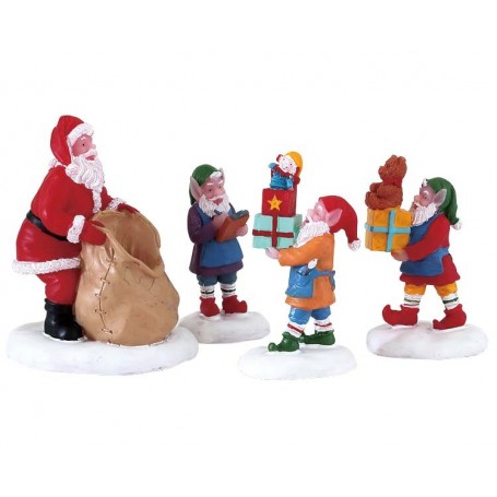 LEMAX PRESENT PROCESSION, SET OF 4 72553