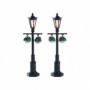 LEMAX OLD ENGLISH LAMP POST, SET OF 2, B/O (4.5V) 74231