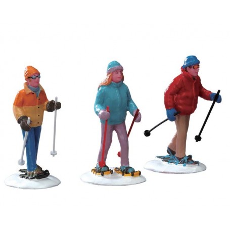 LEMAX SNOWSHOE WALKERS, SET OF 3 22033