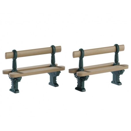 LEMAX DOUBLE SEATED BENCH, SET OF 2 74235
