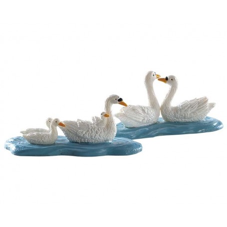 LEMAX SWANS, SET OF 2 82613