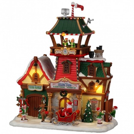 LEMAX NORTH POLE CONTROL TOWER, WITH 4.5V ADAPTOR 25864
