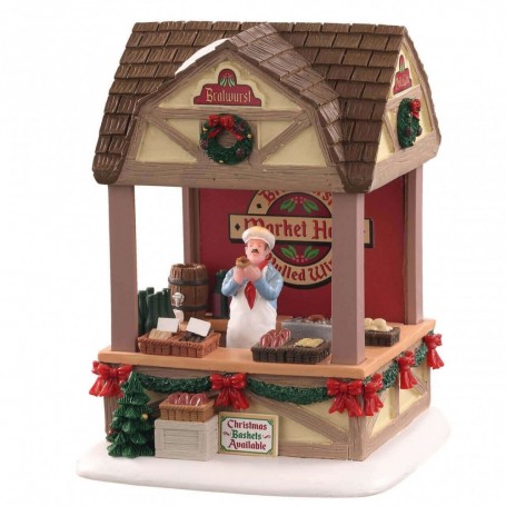 LEMAX CHRISTMAS MARKET BRATWURST, B/O (3V) 14903