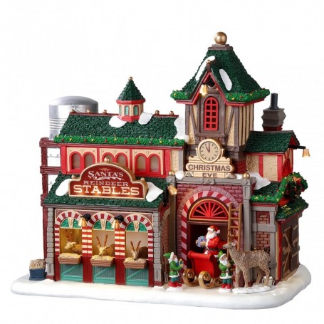 LEMAX SANTA'S REINDEER STABLES, B/O (4.5V) 25926