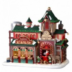 LEMAX SANTA'S REINDEER STABLES, B/O (4.5V) 25926