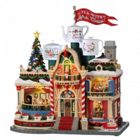 LEMAX TEA WITH MRS. CLAUS, WITH 4.5V ADAPTOR 35018