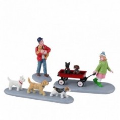 LEMAX PUPPY PARADE, SET OF 3 32226