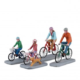 LEMAX FAMILY BIKE RIDE, SET OF 4 32220